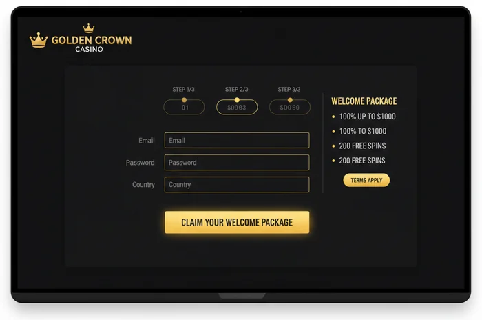 Golden Crown Casino Casino Signup